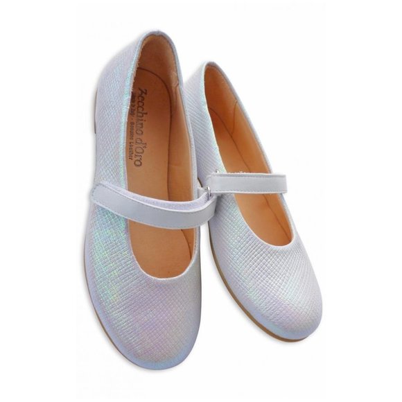 Zecchino D'oro Made in Italy Iridescent Shoes 38 - Picture 2 of 3